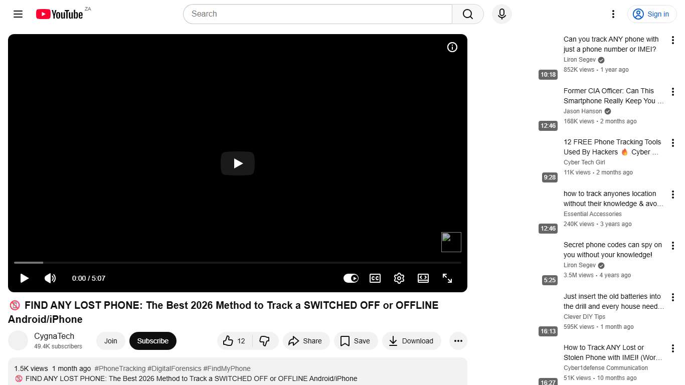 📵 FIND ANY LOST PHONE: The Best 2026 Method to Track a SWITCHED OFF or OFFLINE Android/iPhone - YouTube